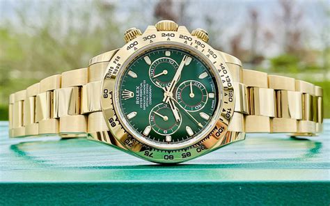 daytona green dial gold|john mayer daytona price.